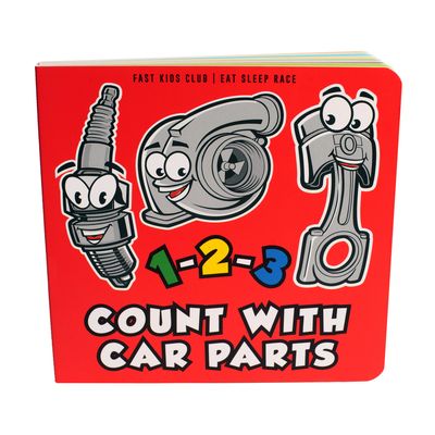 123 Count with Car Parts Book